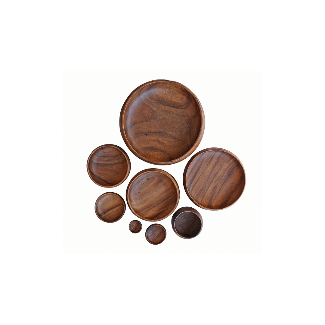 Acacia Round Bowl - Large