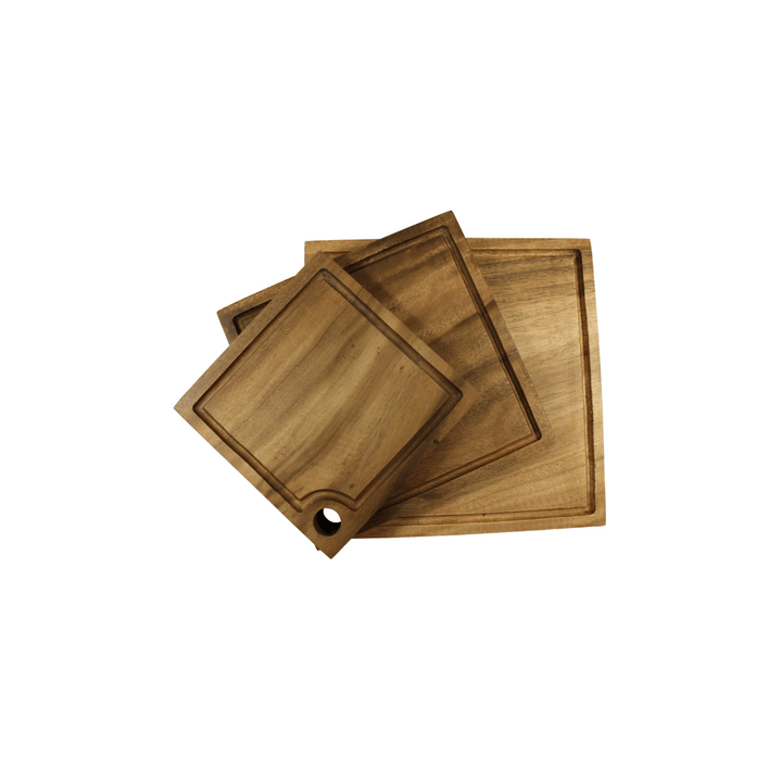 Acacia Square Boards w Hole Small