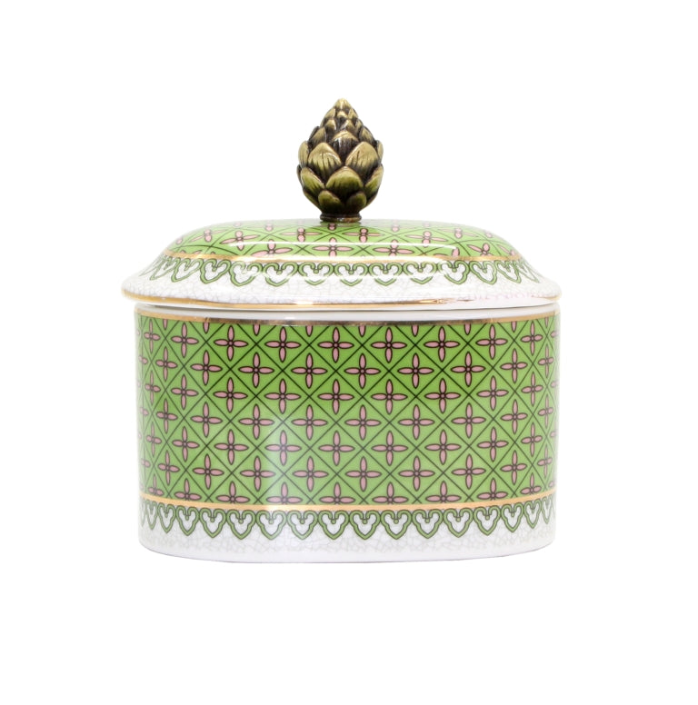 Artichoke Trinket Box - Green