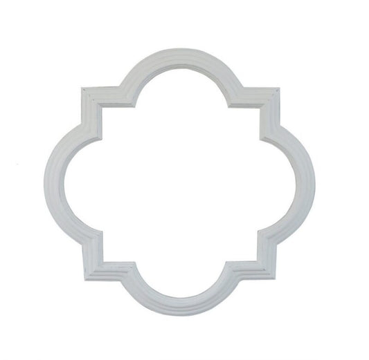 Cleveland Matt White Mirror - Large - circle/square