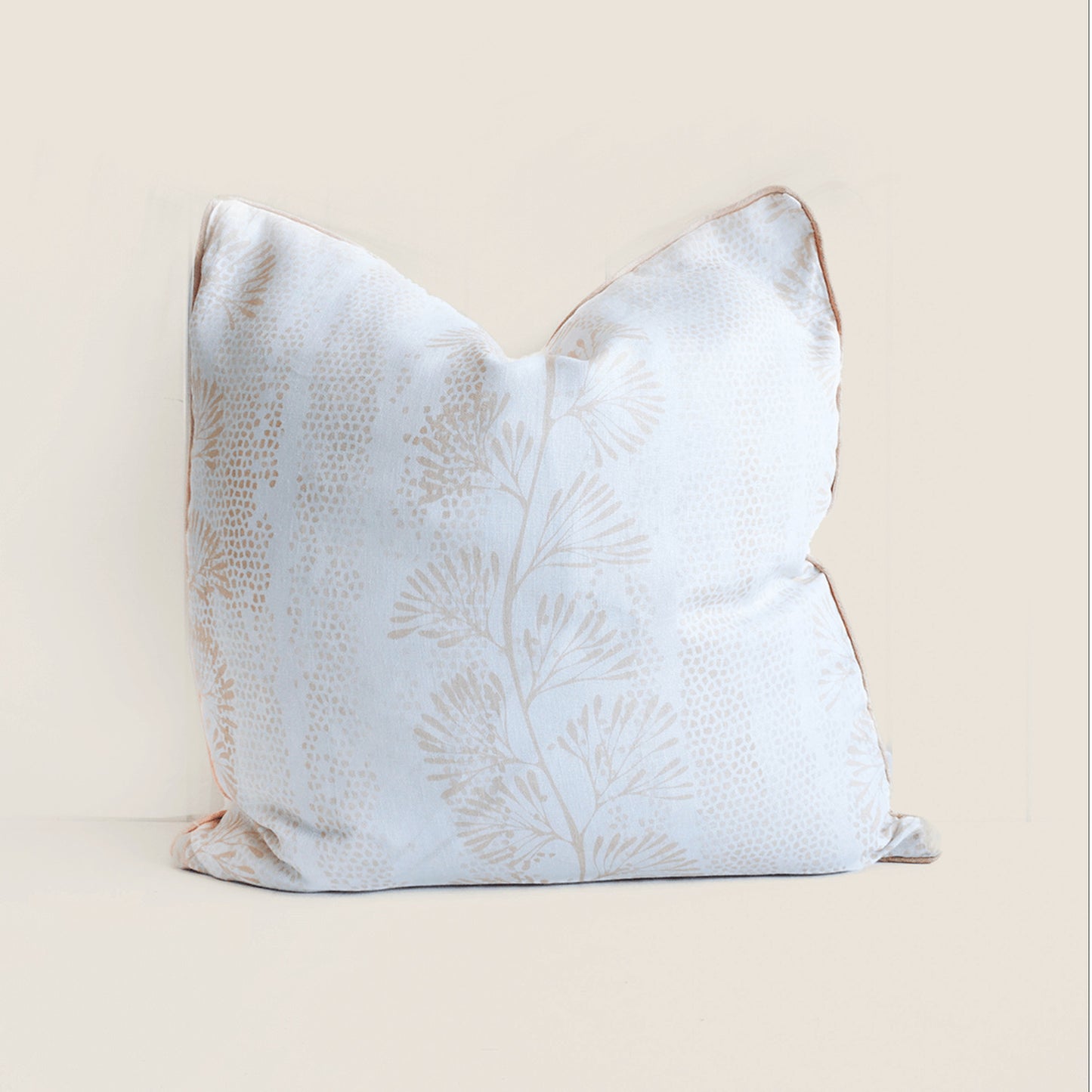 Cushion - Tristana Touch Mustard Peach - Feather Insert