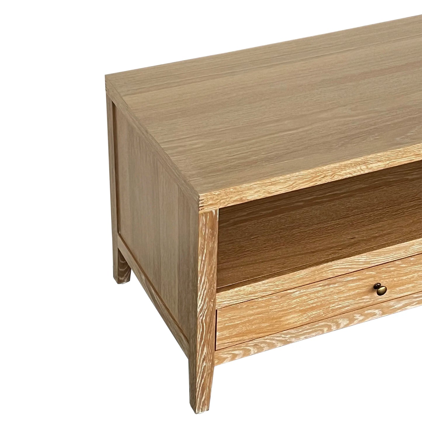 Davos Whitewashed TV Unit