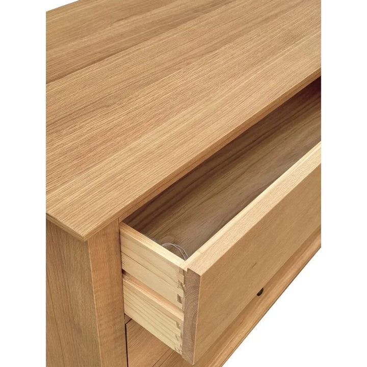 Emmerson 6 Drawers Dresser - Natural Oak - Round Knobs