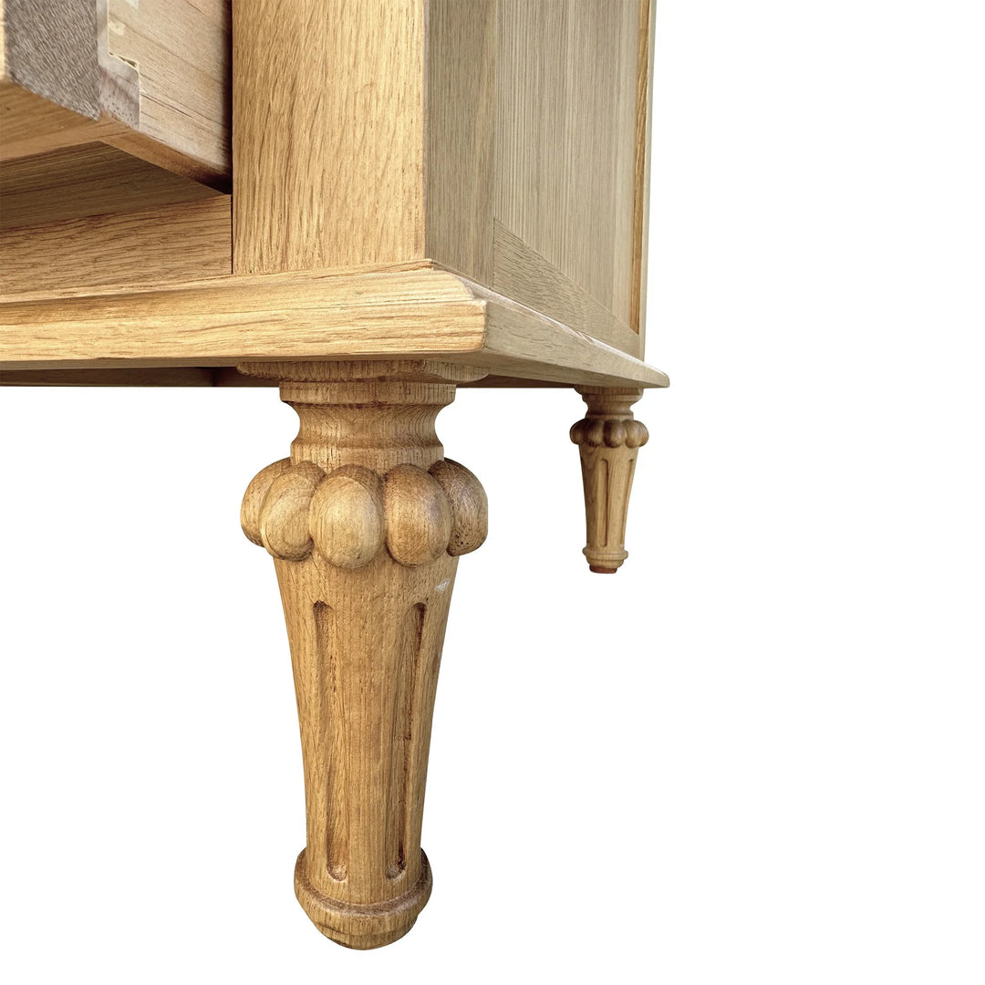 Emmerson 6 Drawers Dresser - Natural Oak - Round Knobs