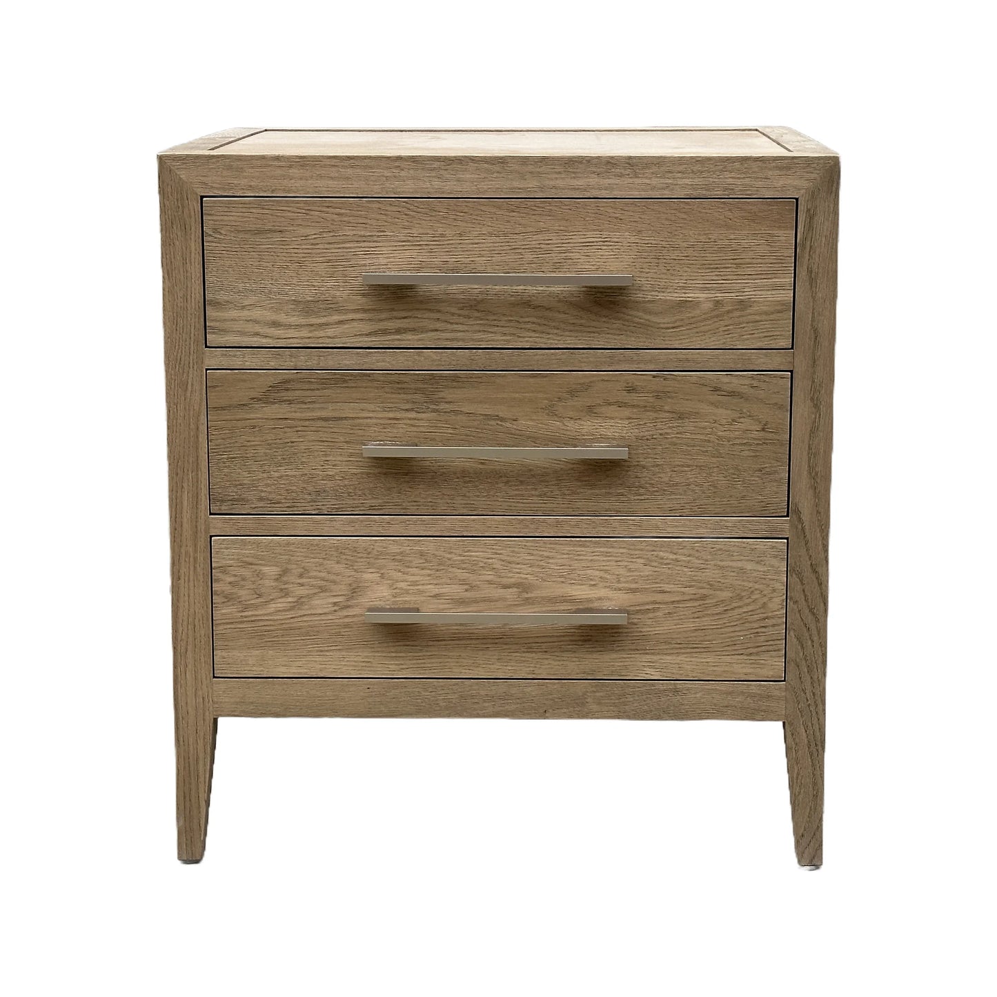 French Contemporary Oak Bedside Table