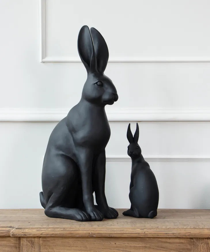 Harold The Hare Turning - Black