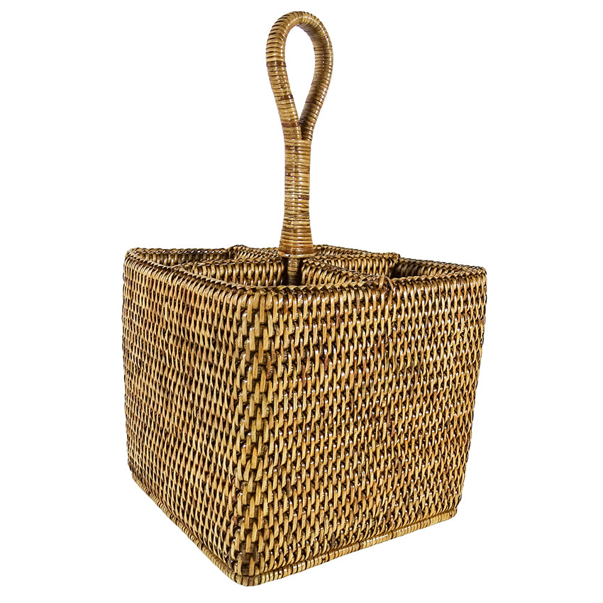 Rattan Table Caddy