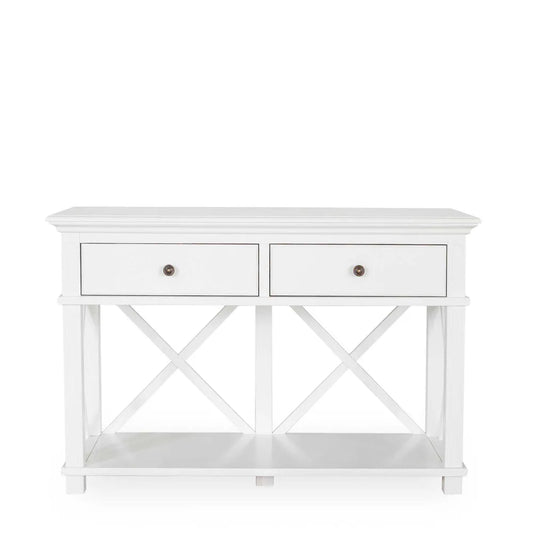 Sorrento 2 Drawer Console white