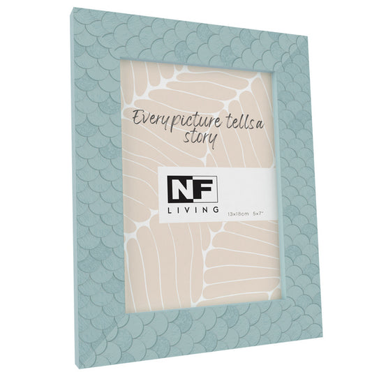 Picture frame blue wave