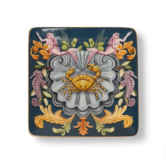 Trinket tray square crab