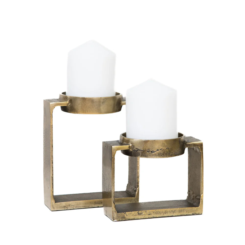 Stirrup Candle Holder - Brass - Medium