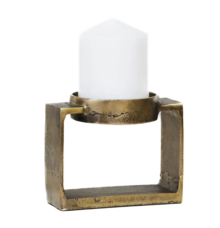 Stirrup Candle Holder - Brass - Small