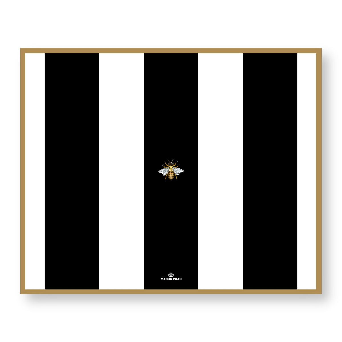 Striped Bee Paper Placemat Pad