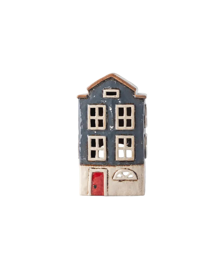 tealight ceramic christmas house, christmas gift or beautiful decorations