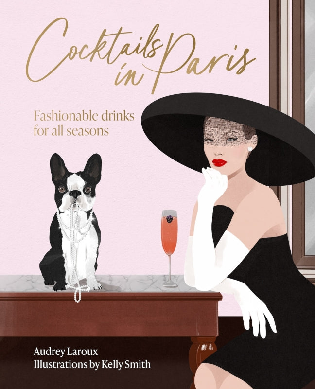 cocktails in paris cocktail book, ideal as a gift or at home to make cocktails