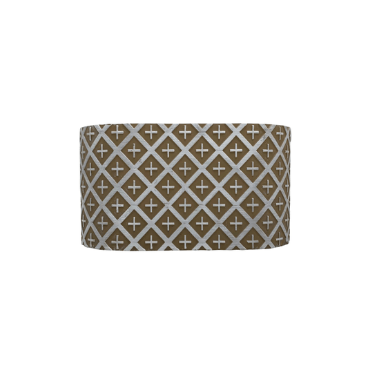 Henry White Crossed Oval Plant Pot
