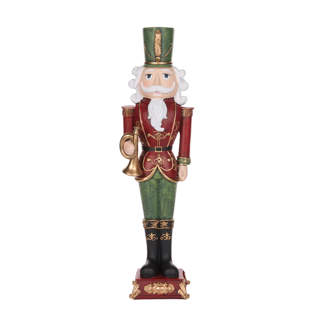 traditional toy solider with trumpet for christmas decorating