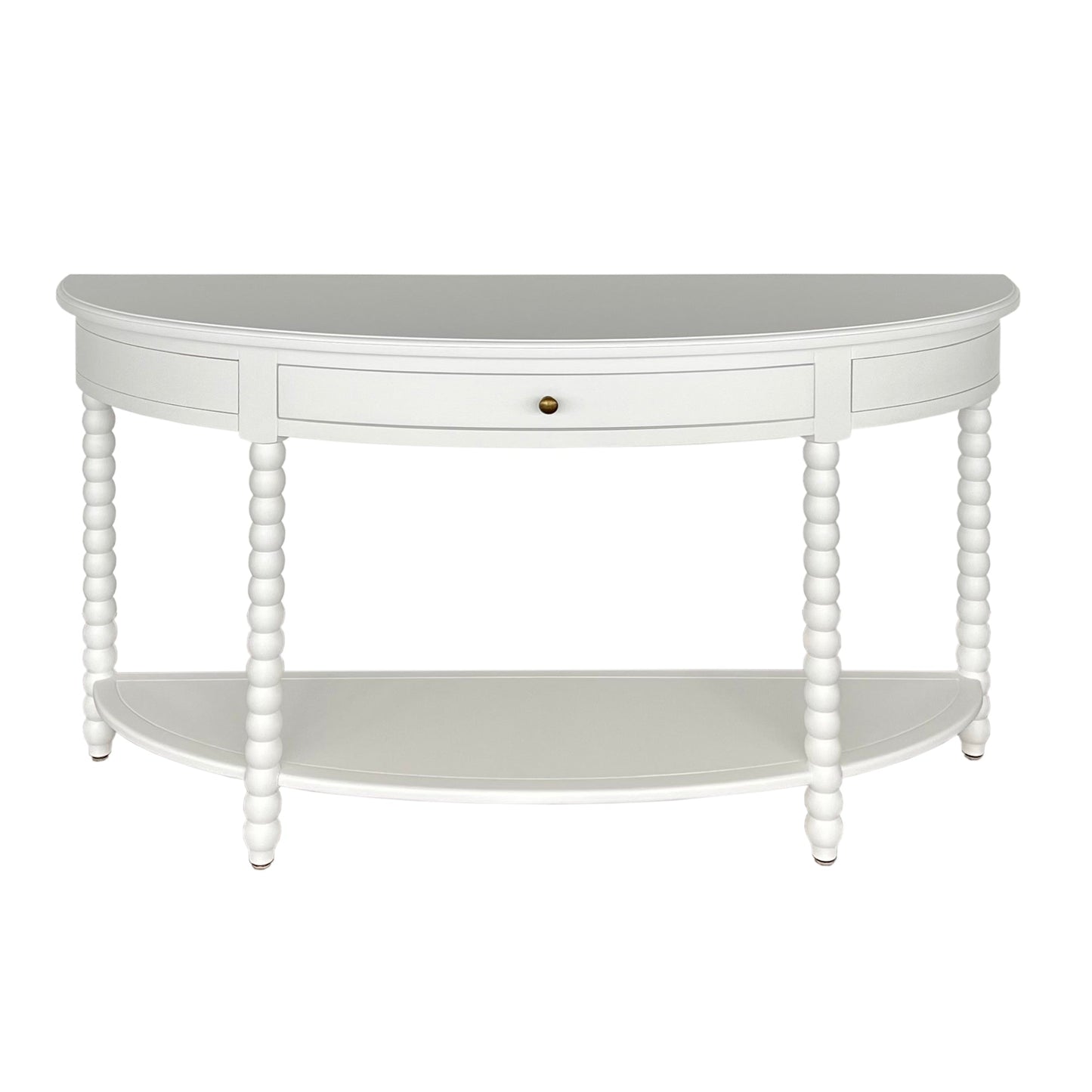 Bobbin Curved Console White