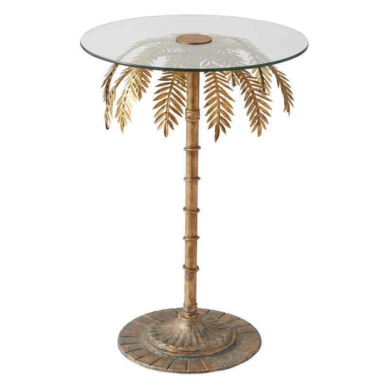 Hamptons side table – coastal living room accent table