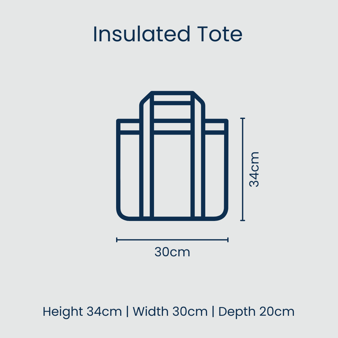 Geo Floral Medium Insulated Tote