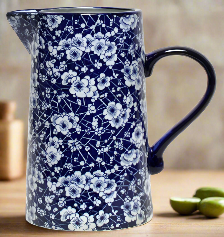 Blossom Blue & White Jug