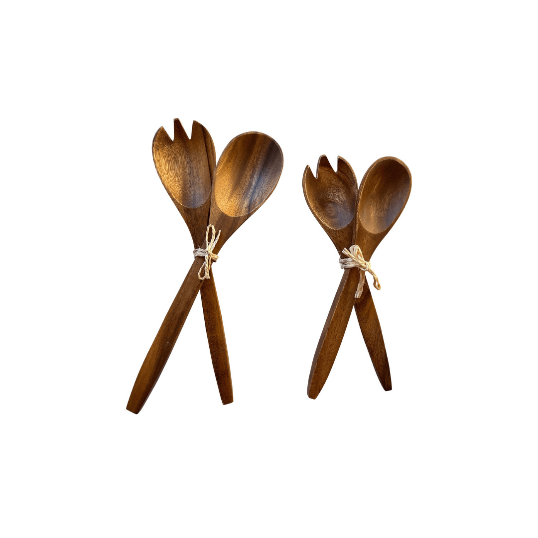 Acacia Thin Fork and Spoon Sets