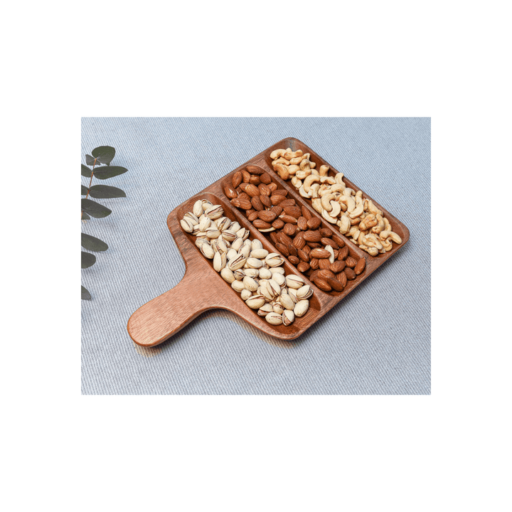 Acacia 3 Compartment Serving Tray