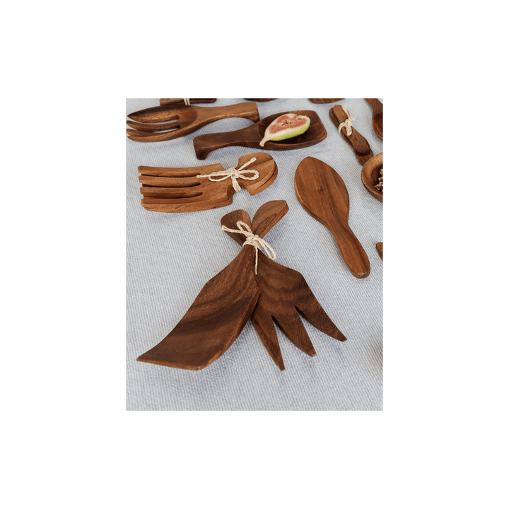 Acacia Fork & Turner Set