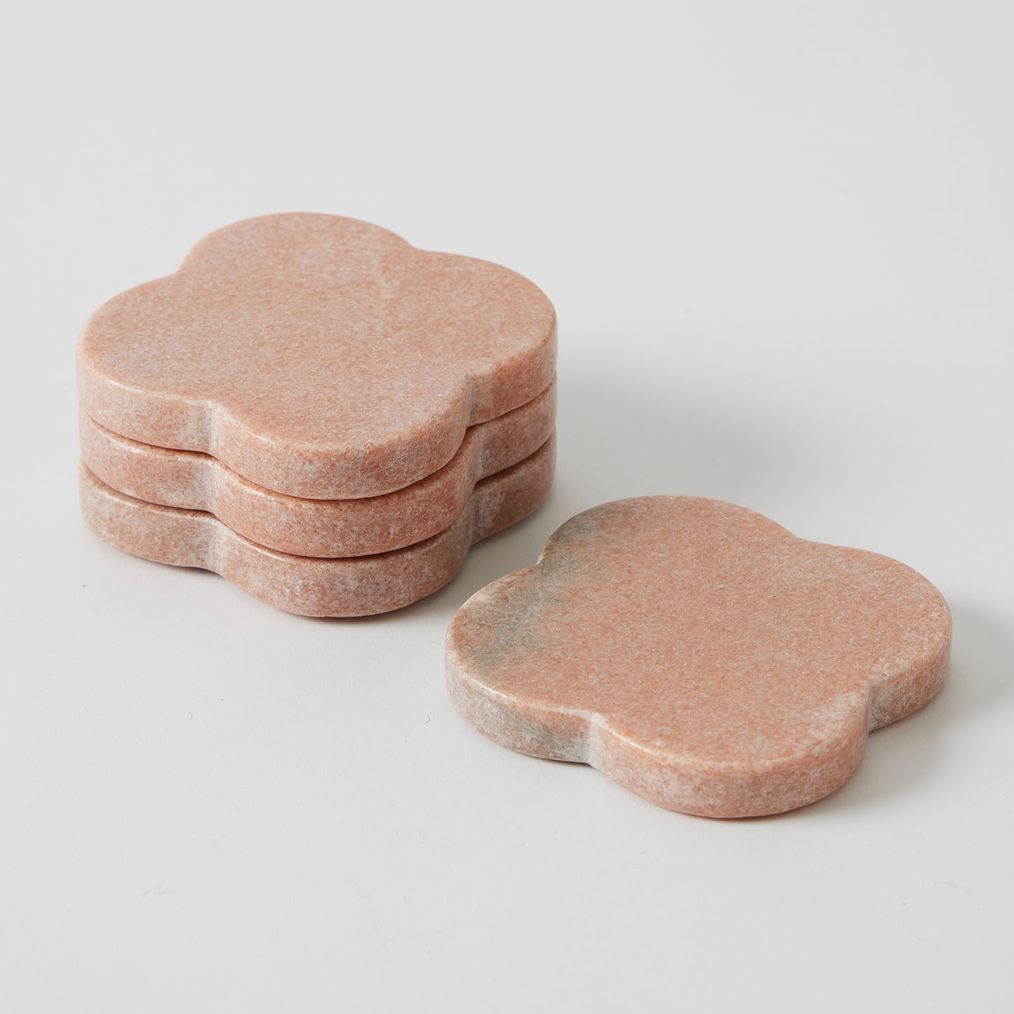 Marble Coaster Set of 4 - Pink