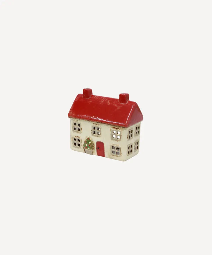 Alsace Tea Light Cottage Christmas Stone