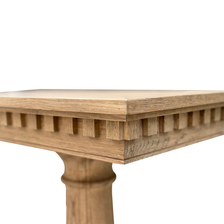 Balustrade Console - Weathered Oak