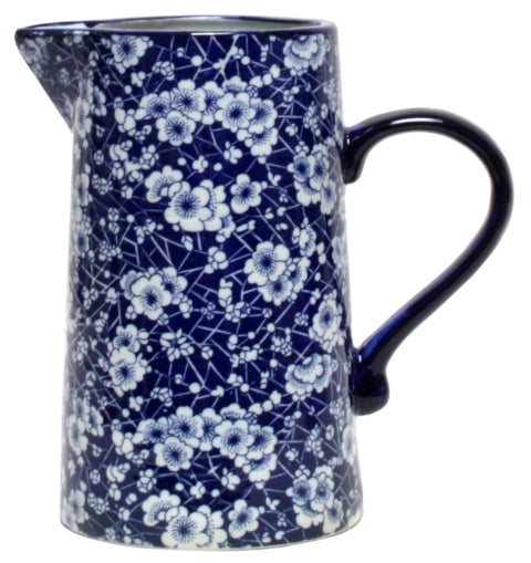 Blue and white Blossom Jug