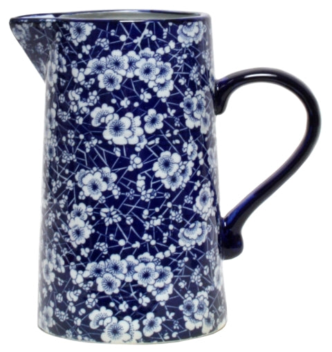 Blossom Blue & White Jug