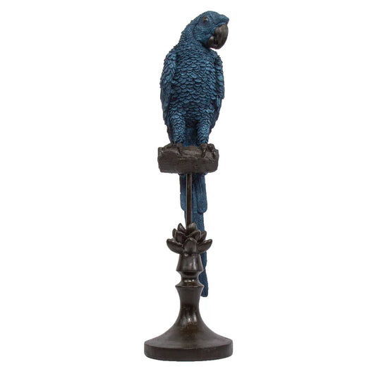 Blue Parrot on Stand