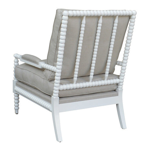 Bobbin Armchair - Oatmeal Linen