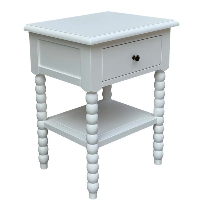 Bobbin Bedside - White - Small