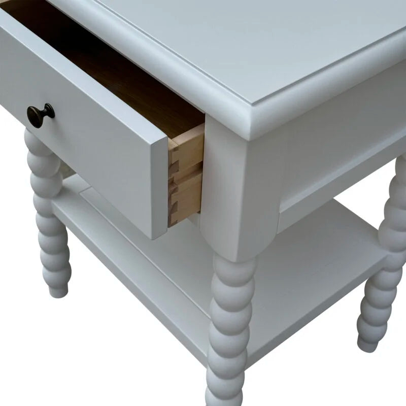 Bobbin Bedside - White - Small