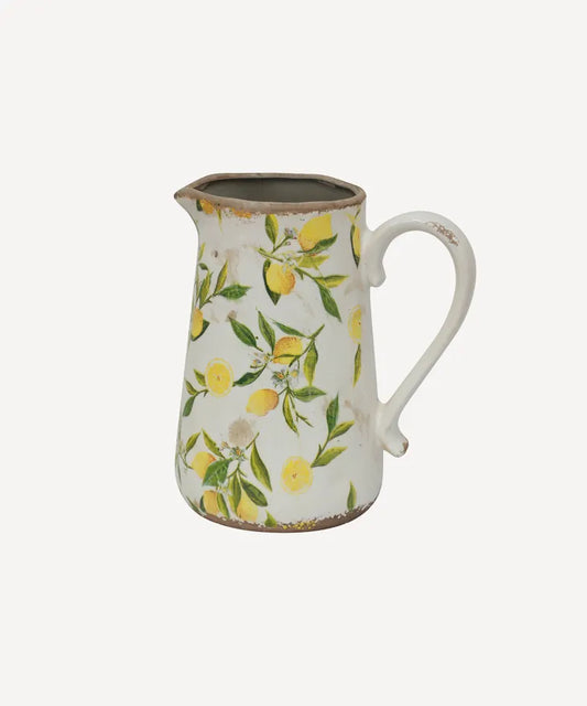 Rustic Lemon Jug - Tall