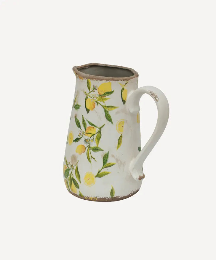 Rustic Lemon Jug - Tall