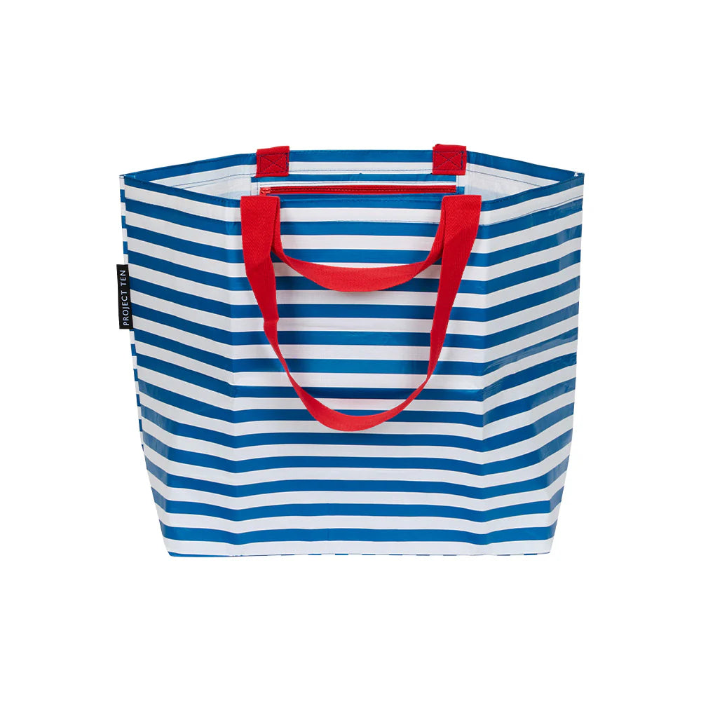 Breton Strip Medium Tote