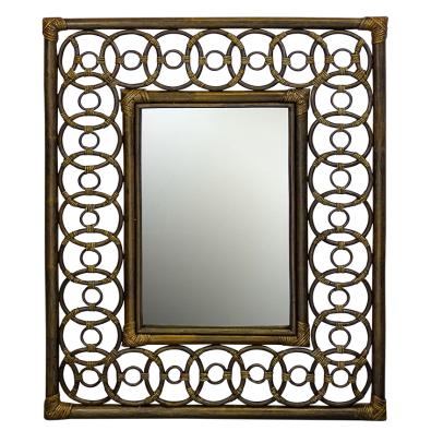 British Colonial Square Mirror