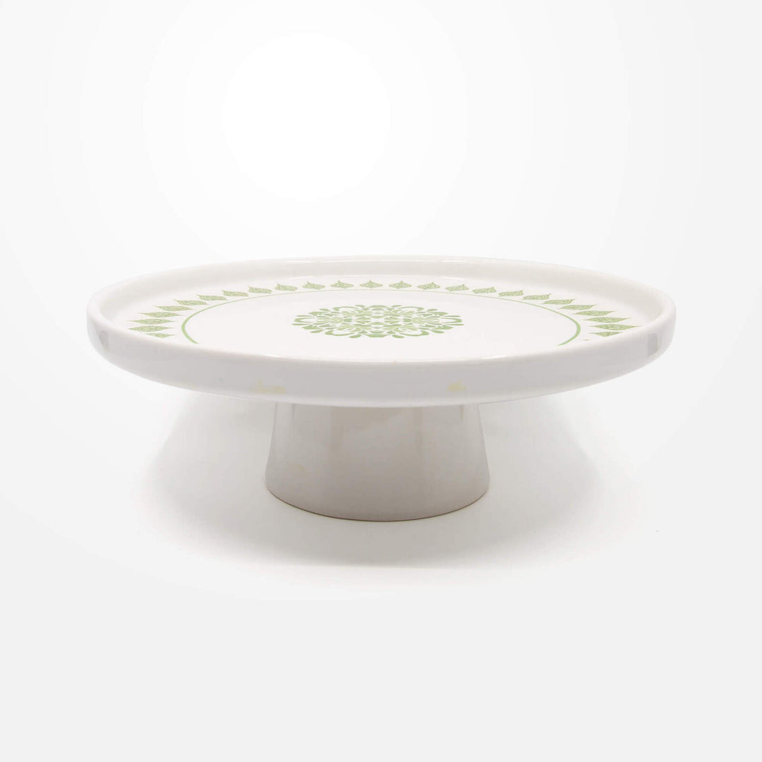 Ceramic Cake Stand - Green