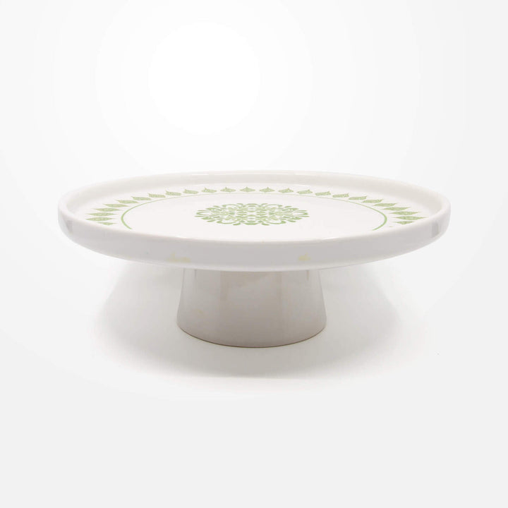 Ceramic Cake Stand - Green