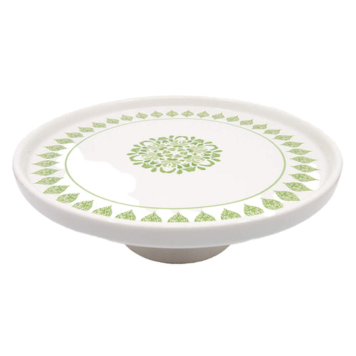 Ceramic cake stand Green
