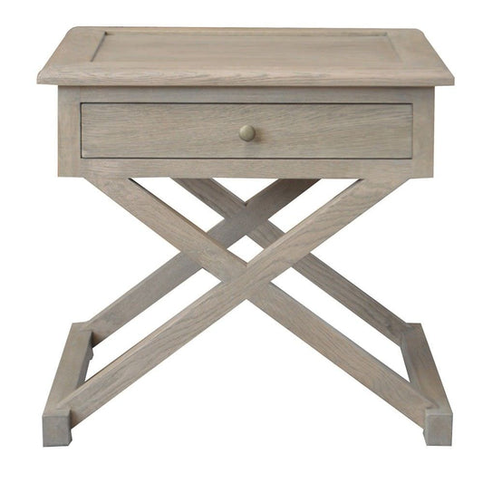 Levi Side Table - Weathered Oak