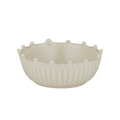 Crown Ceramic Bowl White