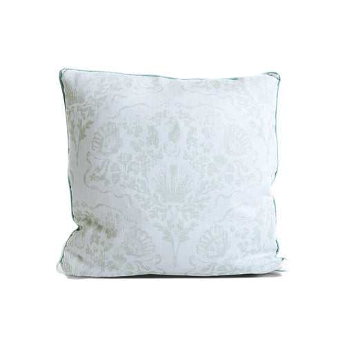 Cushion - Seahorse & Sea Shells - Feather Insert