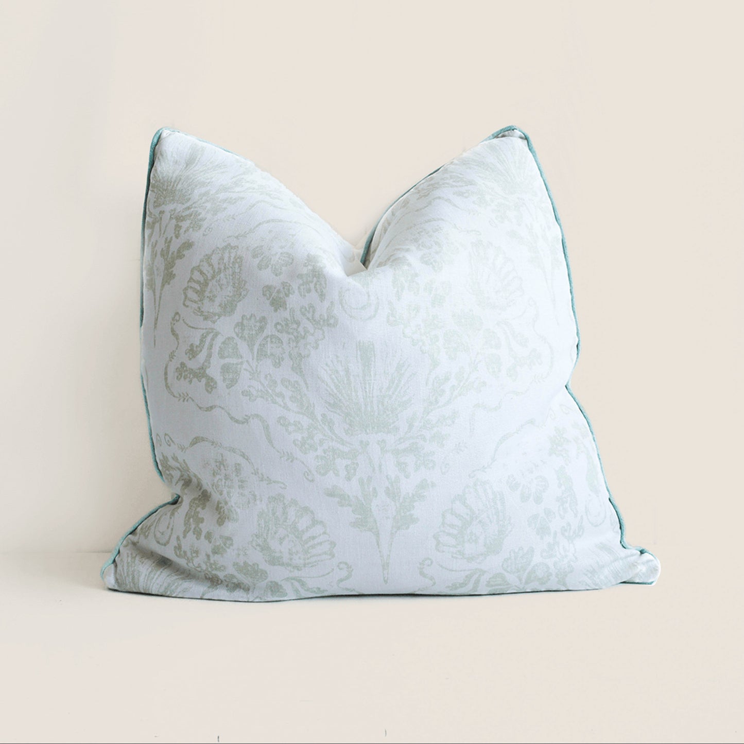 Cushion - Seahorse & Sea Shells - Feather Insert