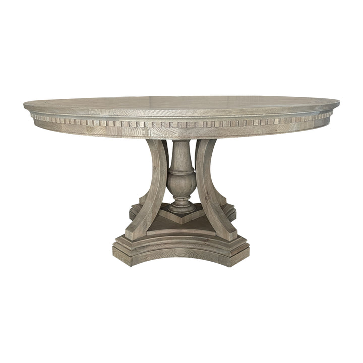 St. James Round Dining Table Weathered Oak