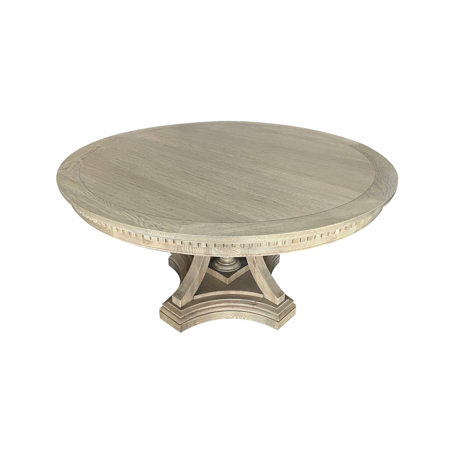 St. James Round Dining Table Weathered Oak